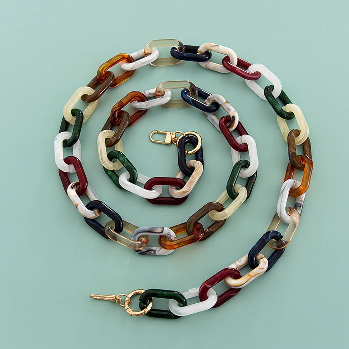 47.24"Mixed-Color Bag Chain,Phone Case Strap_CWMM5091