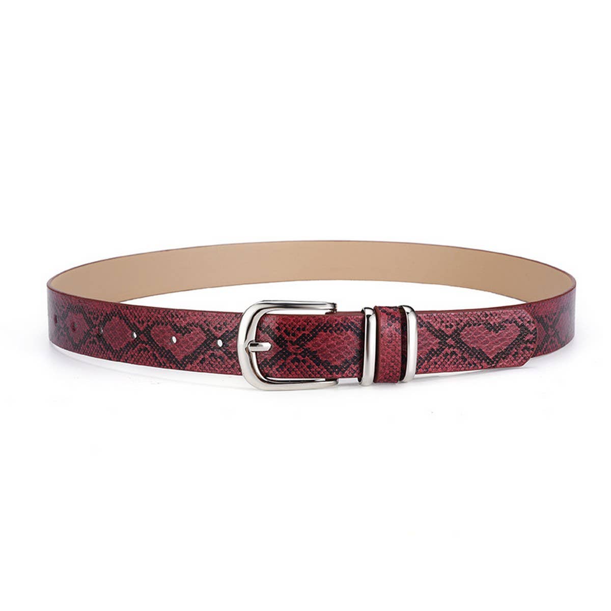VINTAGE SERPENTINE WOMEN'S PIN BUCKLE BELT