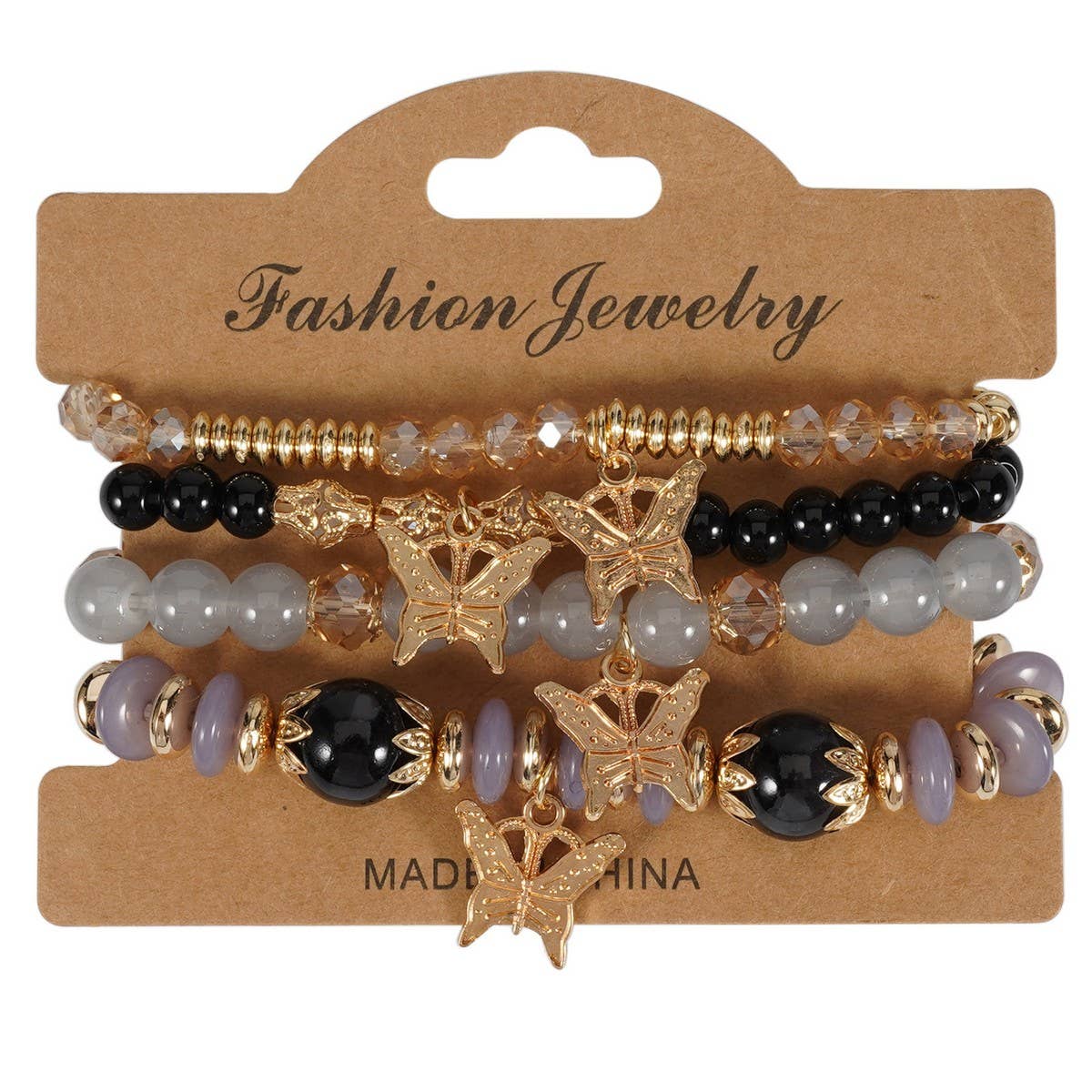 CWAJE05709_BOHO BUTTERFLY PENDANT LAYERED BRACELET