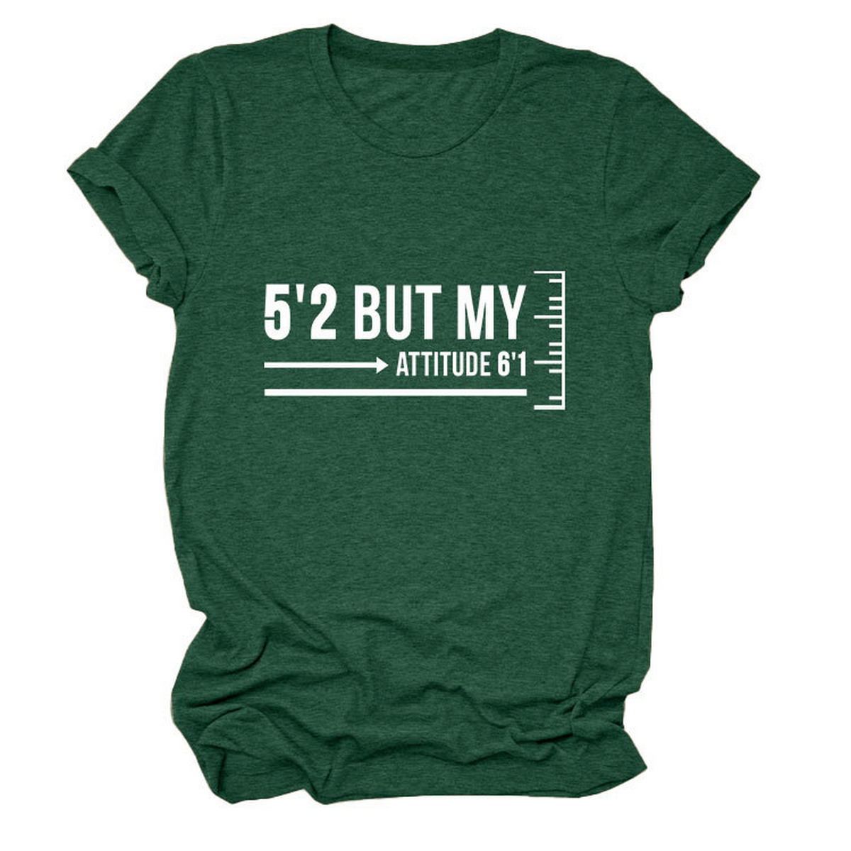 Trendy Graphic Tee Women Short Girl Energy
