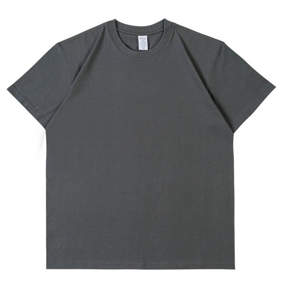 230g Heavyweight Combed Cotton T-Shirt – Blank & Oversized