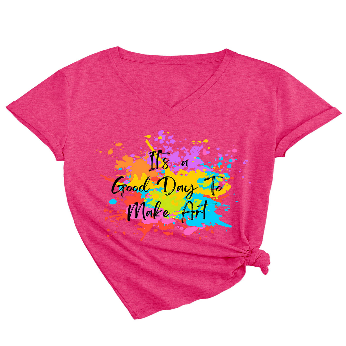 It¡¯s a Good Day to Make Something V-Neck Tee