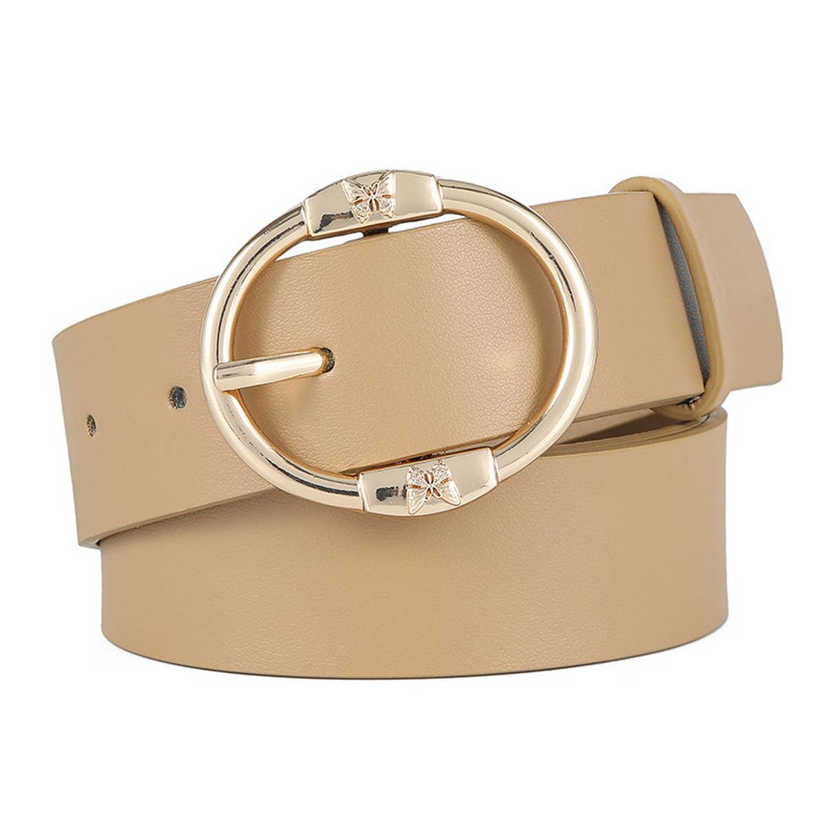 WOMEN ALL-MATCH OVAL PIN BUCKLE BELT_CWABE0591