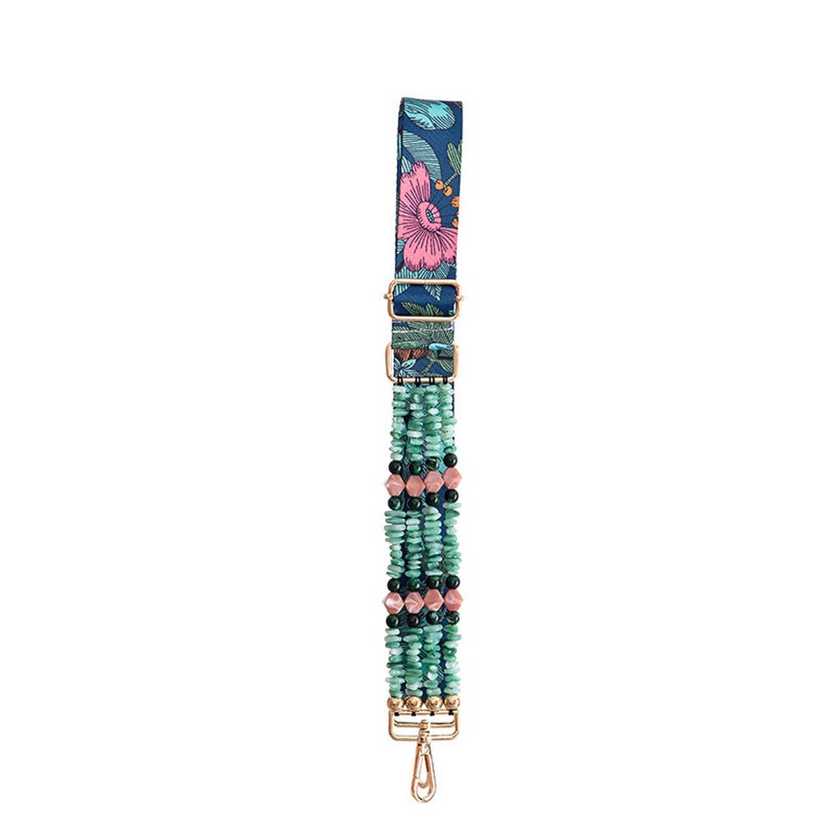 Irregular Acrylic Adjustable Boho Wide Bag Strap