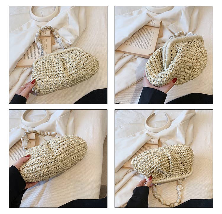 Trendy weaving of vacation beach bags