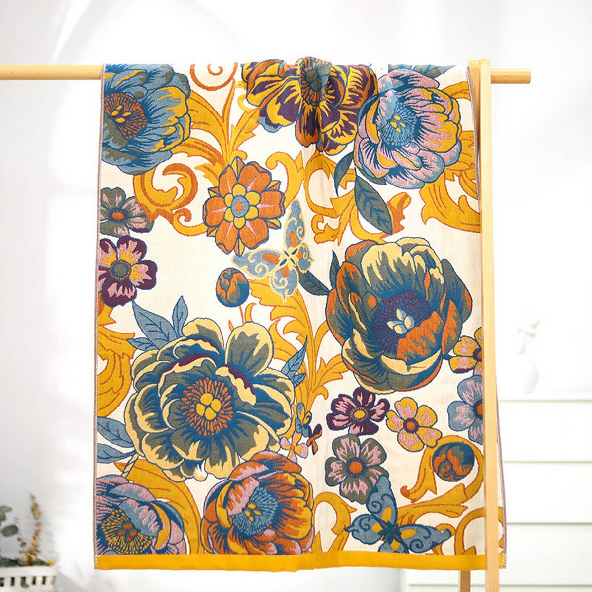 HOUSEHOLD ABSORBENT QUICK-DRYING COTTON BATH TOWEL
