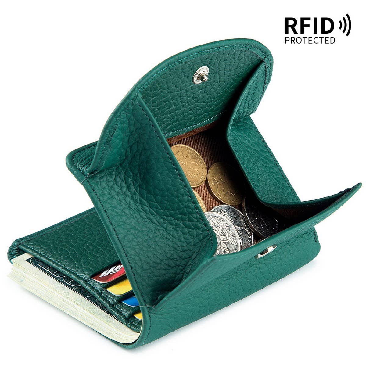 MINI SIMPLE FOLDING ULTRA-THIN LEATHER WALLET_CWAB3710