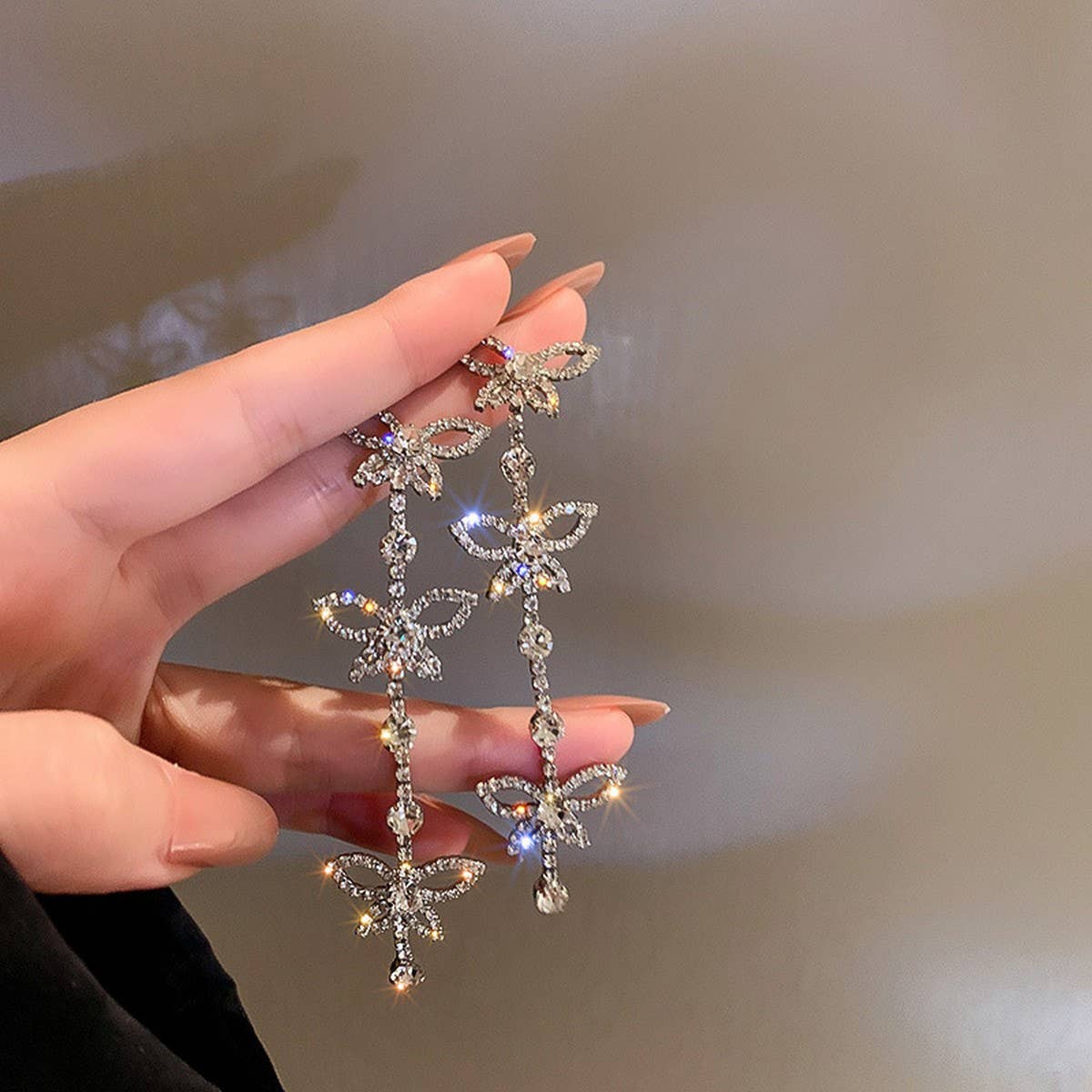 COLD STYLE SILVER HIGH-END EARRINGS