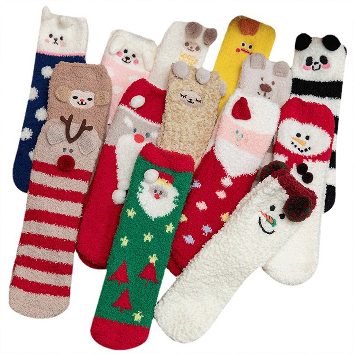THICK CHRISTMAS SOCKS WITH GIFT BOX