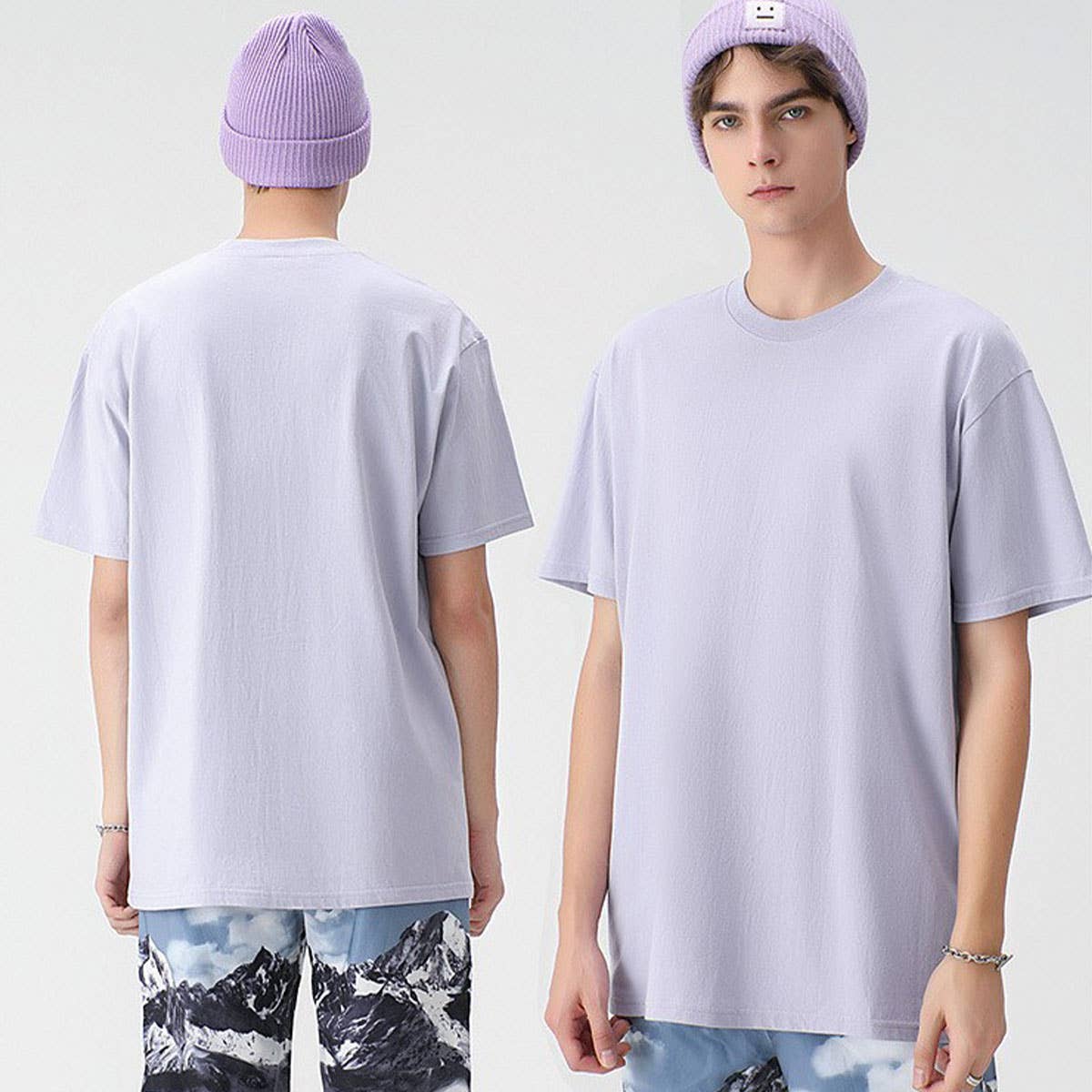 230g Heavyweight Combed Cotton T-Shirt – Blank & Oversized