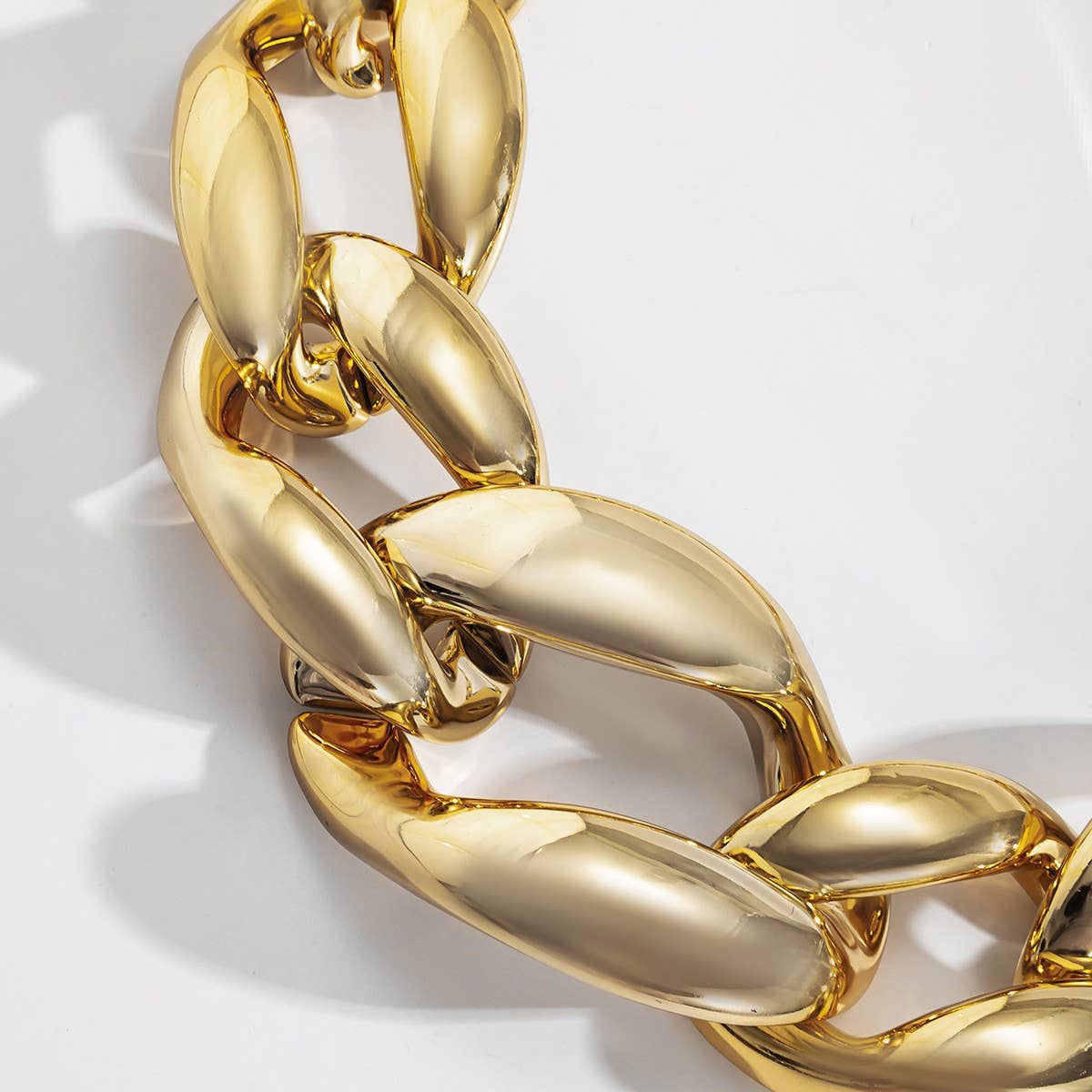 HIP HOP PUNK THICK CHAIN HOLLOW NECKLACE