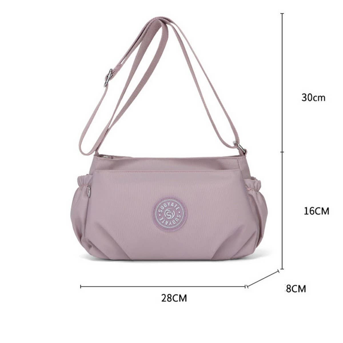 WATERPROOF FABRIC CASUAL SHOULDER MESSENGER BAG