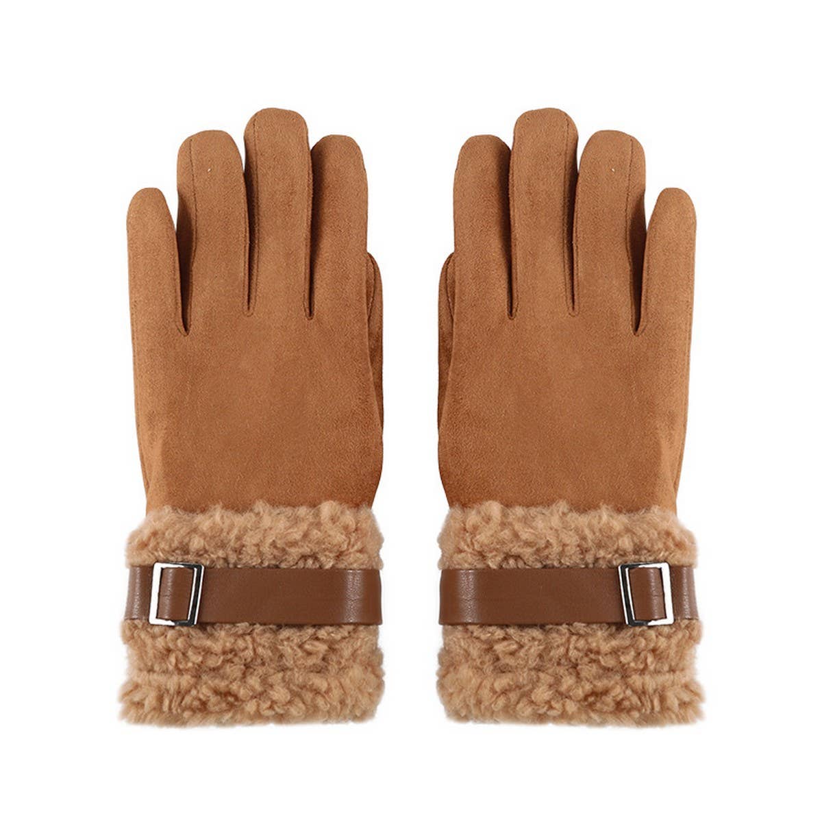 WINTER VELVET THICK WARM TOUCH SCREEN GLOVES_CWAG0381
