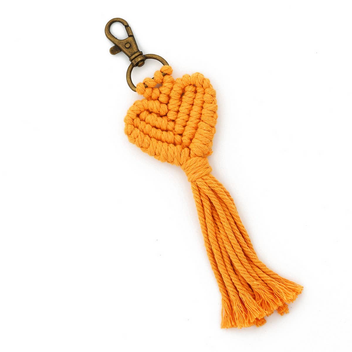 OVE Pendant Woven Keychain Colorful Heart Charm_CWMM6876