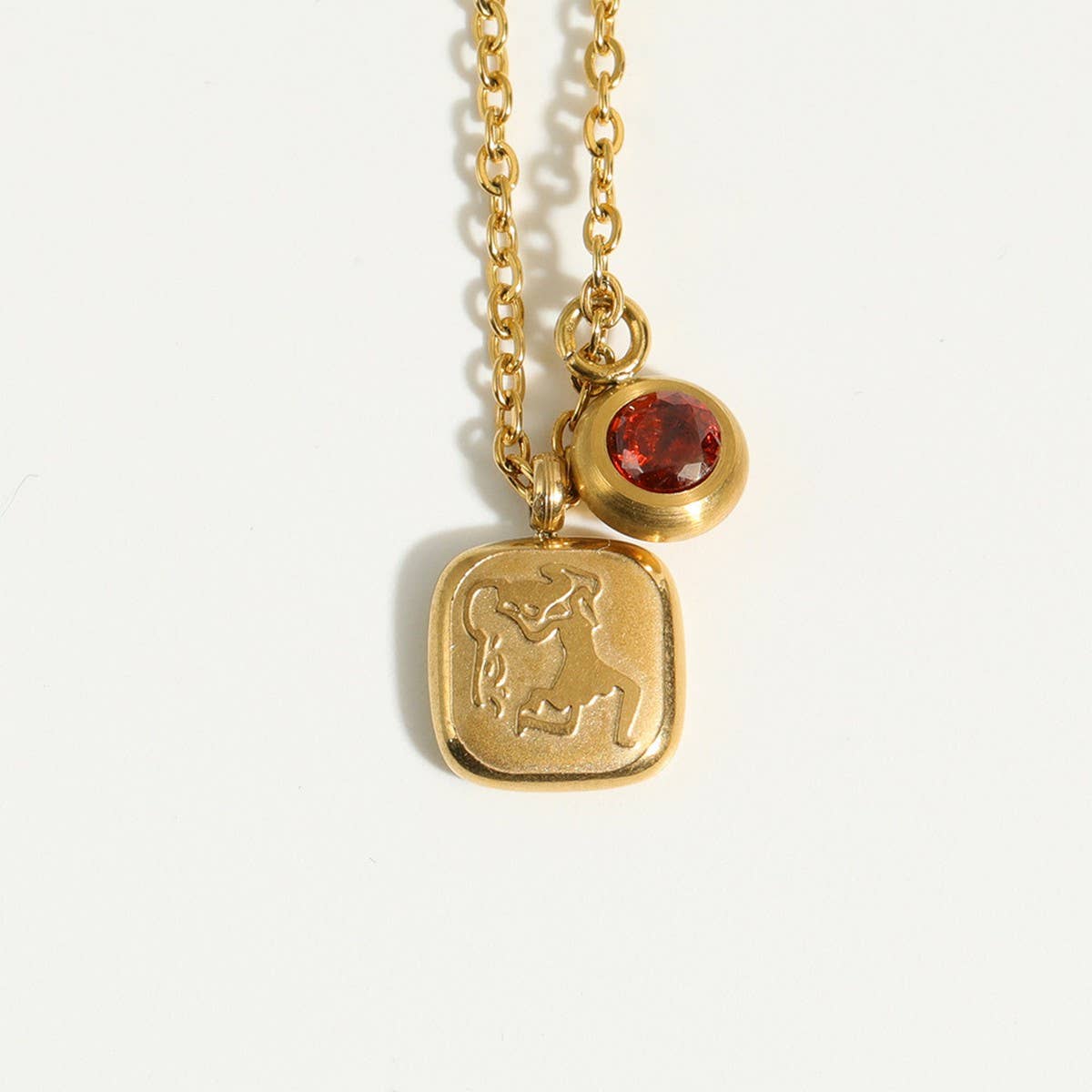 NEW RETRO 12 ZODIAC SIGN PENDANT NECKLACE