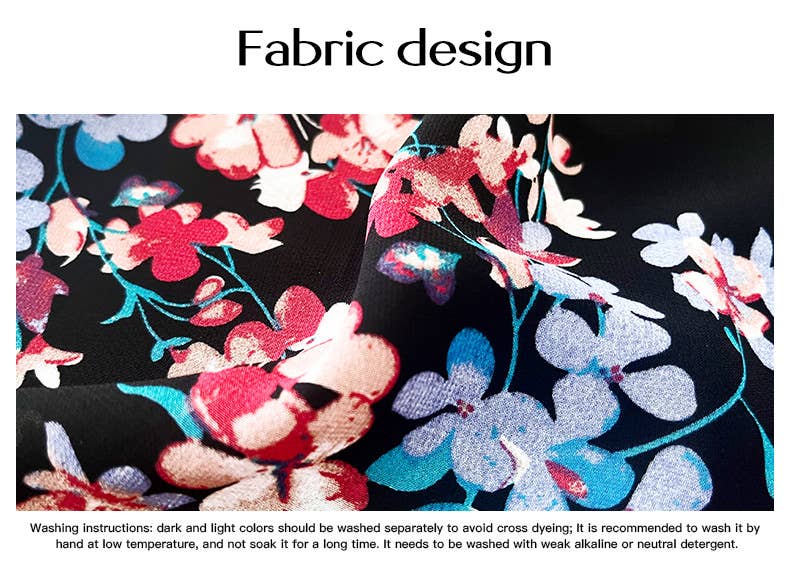 Floral V-Neck Waist-Tie A-Line Maxi Dress