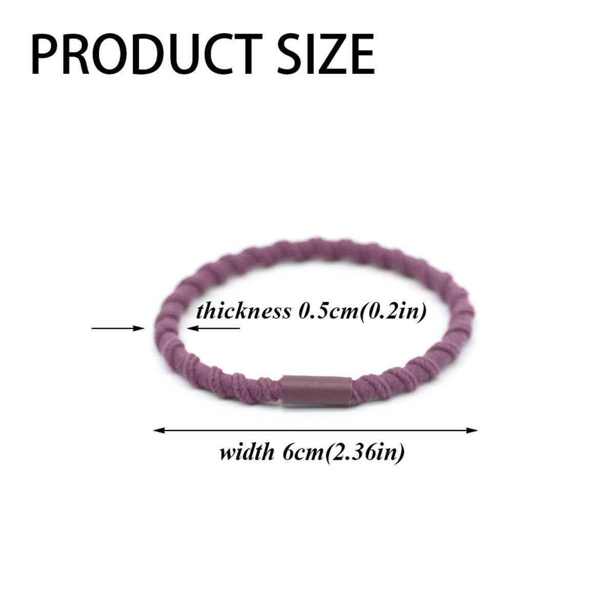 BRAIDED BOHEMIAN CARD HOLDER HAIR SCRUNCHIES_CWAHA5673
