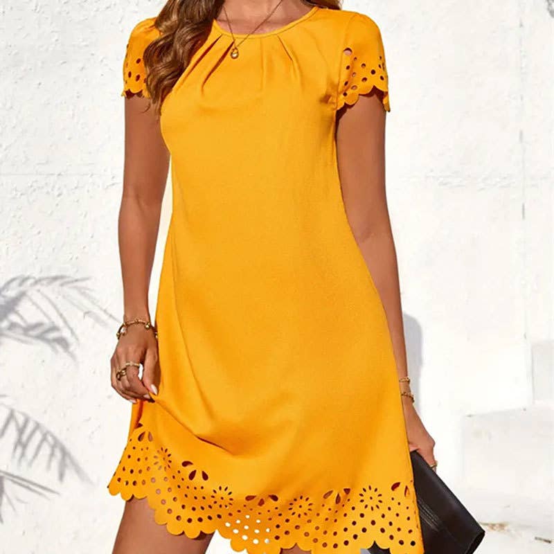 Floral short dress