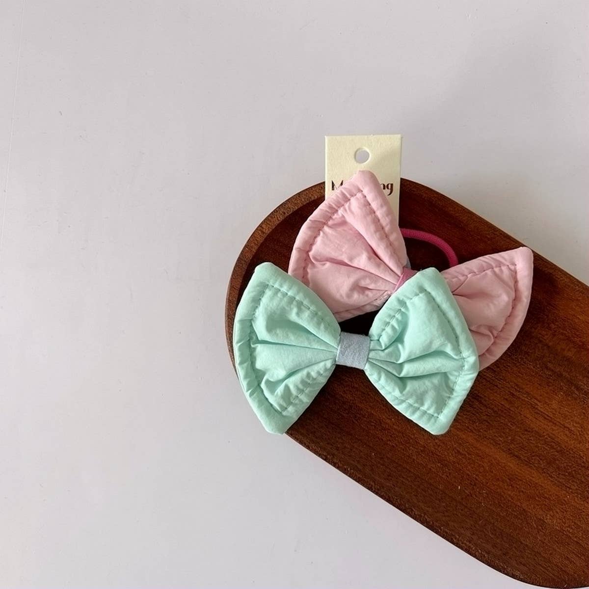 CHILDREN'S AB COLOR MATCHING BOW HAIR TIE