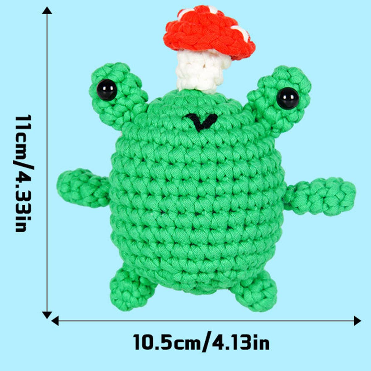 NEW HANDMADE DIY FROG DOLL MATERIAL PACKAGE