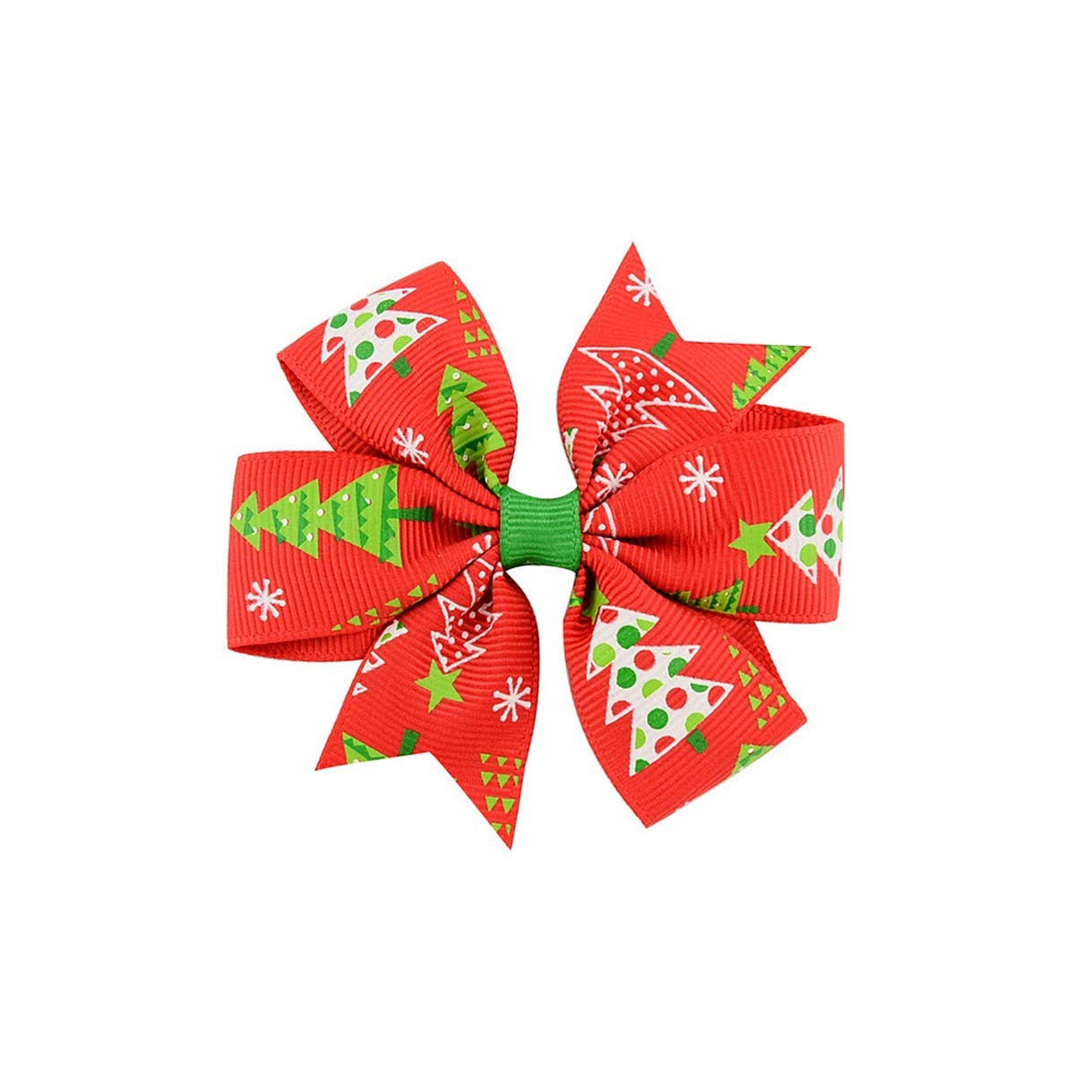 Christmas Snowman Bell Bow Hair Clip for Girls