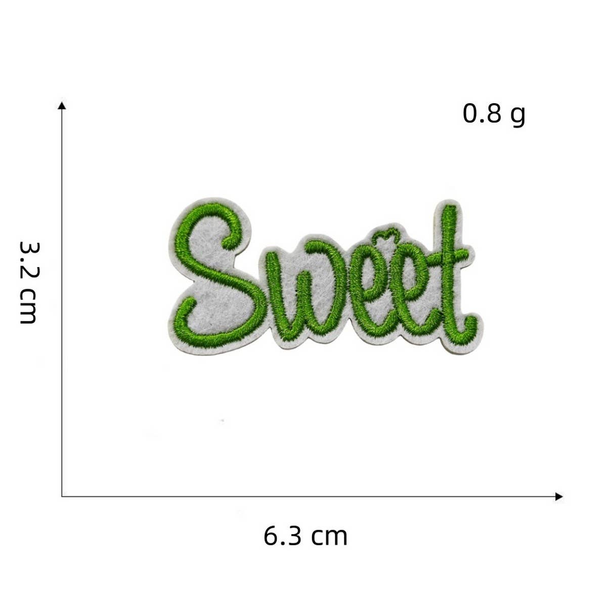 GREEN SERIES CARTOON EMBROIDERED PATCH