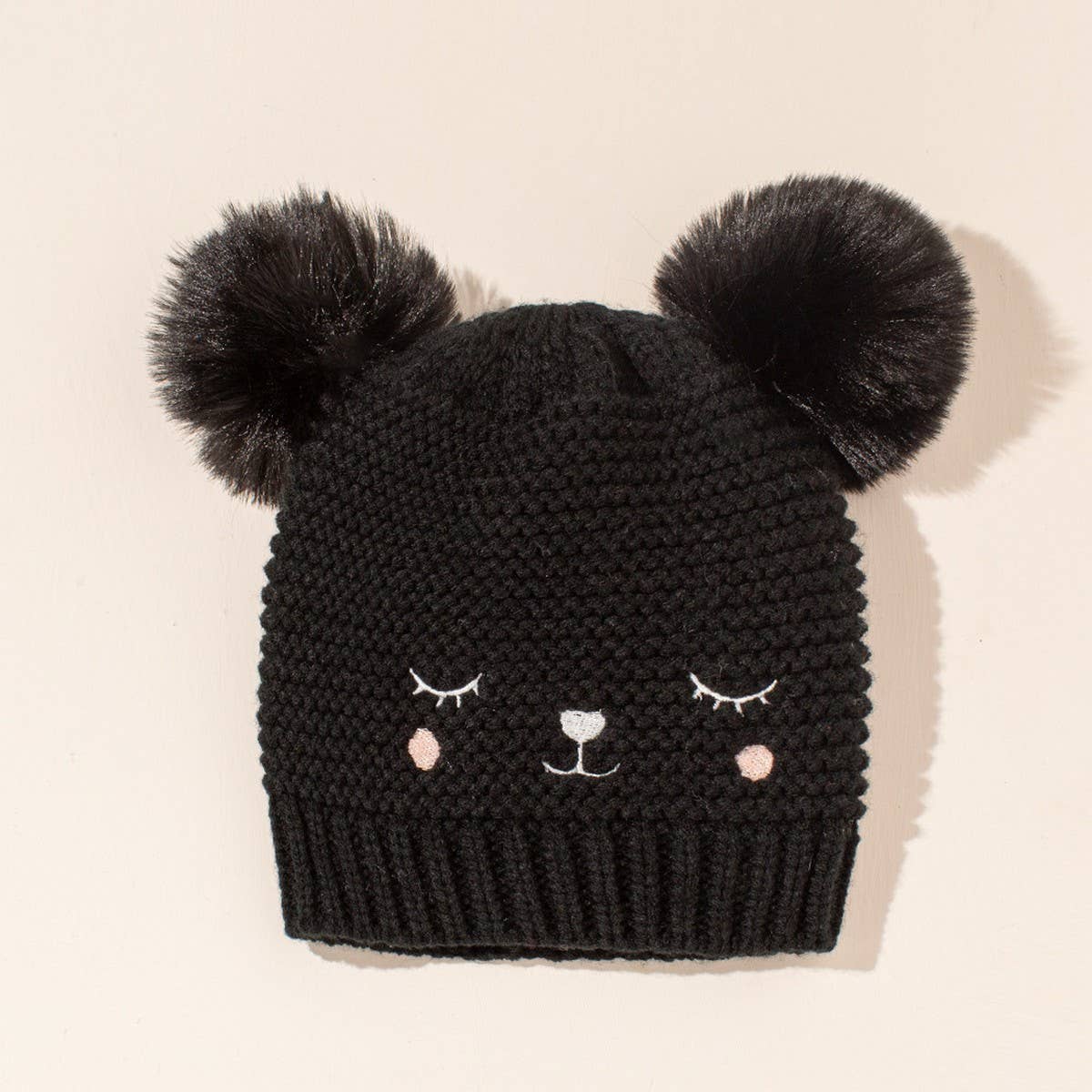 2024 NEW DOUBLE BALL CHILDREN'S KNITTED HAT_CWAH1751
