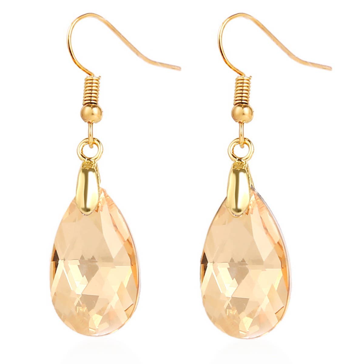 WATER DROPLET DECOR DROP EARRINGS