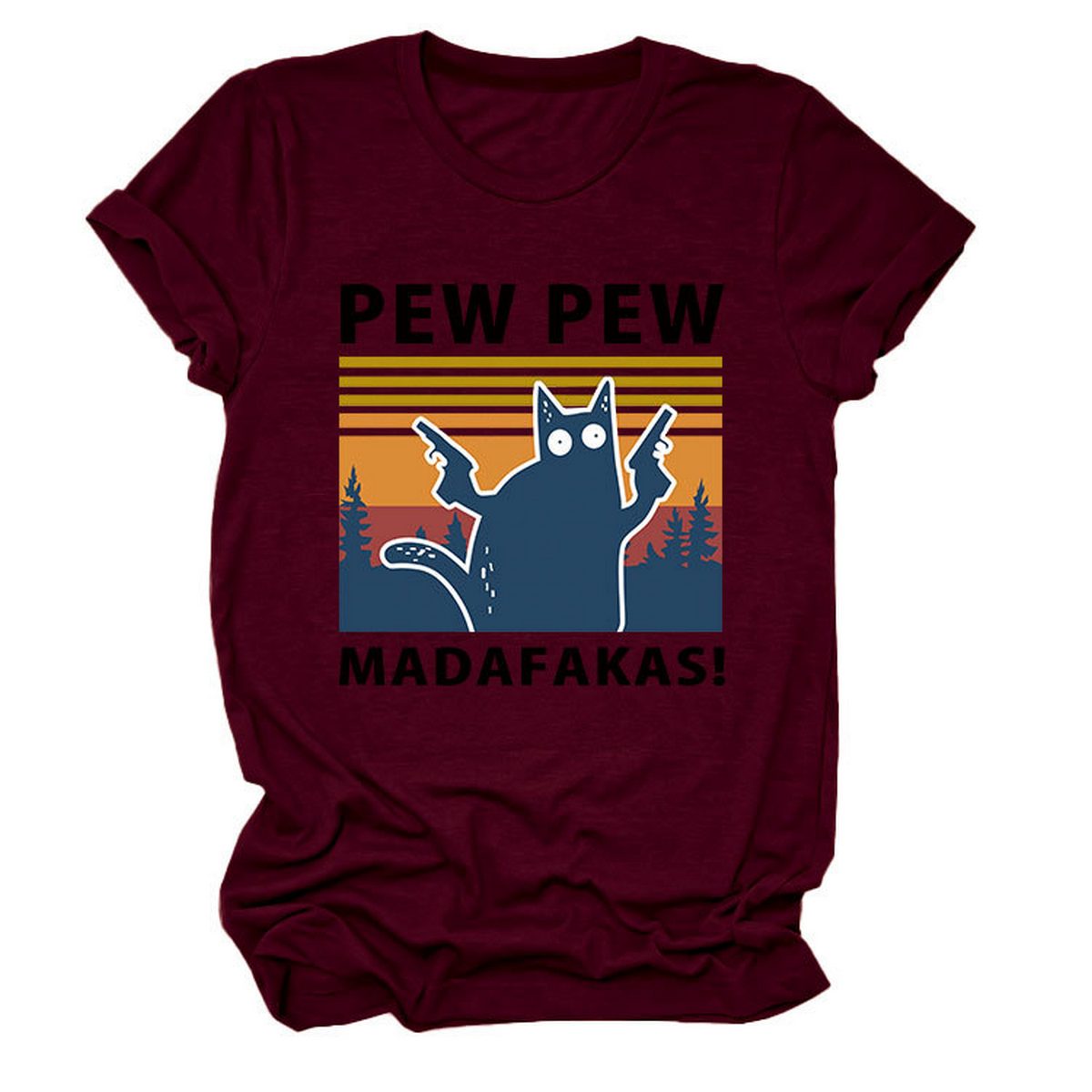 Ladies' Summer Tee, Casual Loose Fit T-Shirt_CWTTS1492