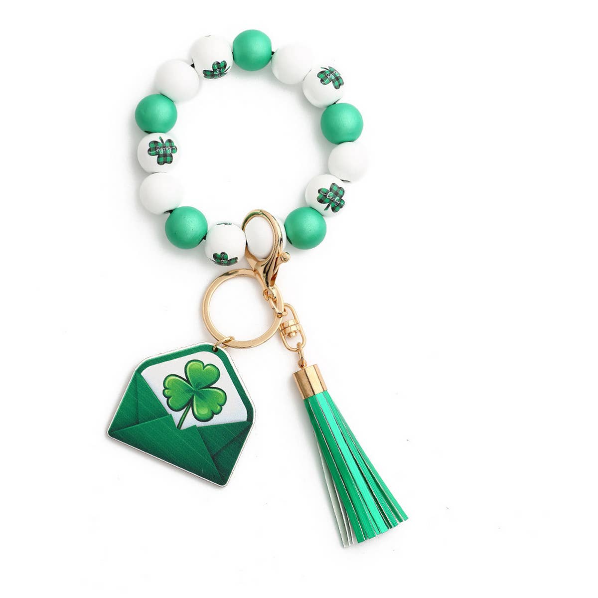2024 NEW GREEN CLOVER PENDANT KEYCHAIN_CWMM1329
