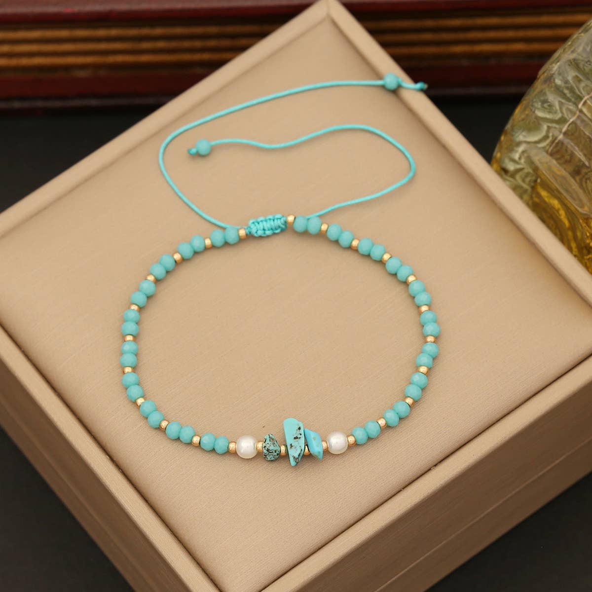 CRYSTAL NATURAL STONE BRACELET WOVEN JEWELRY