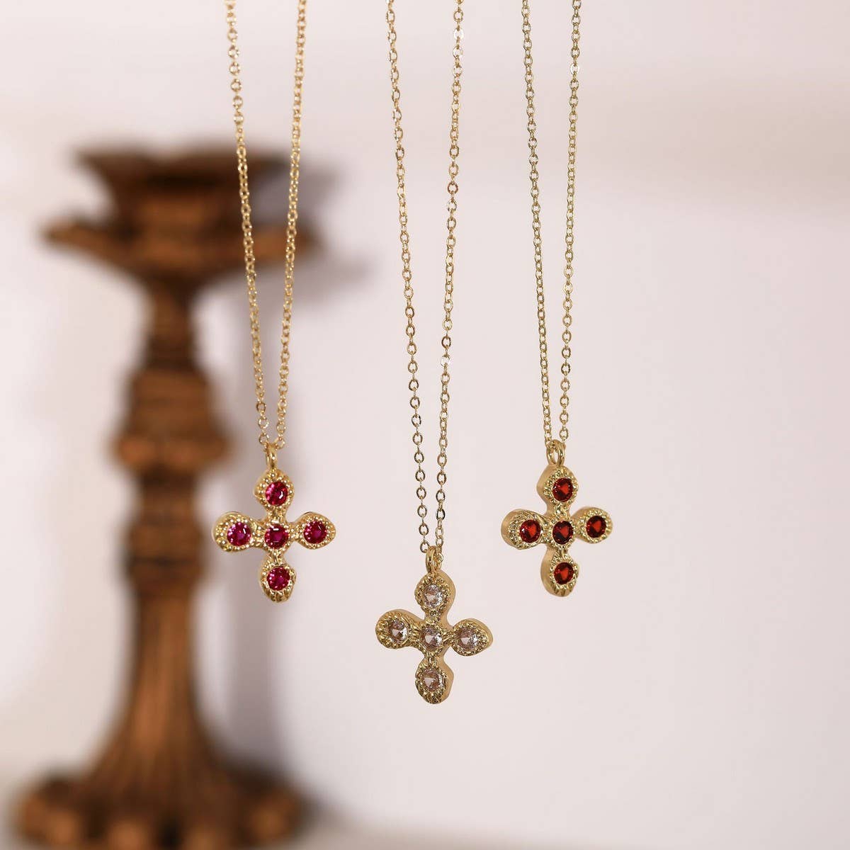 Halloween Creative Cross Pendant Necklace