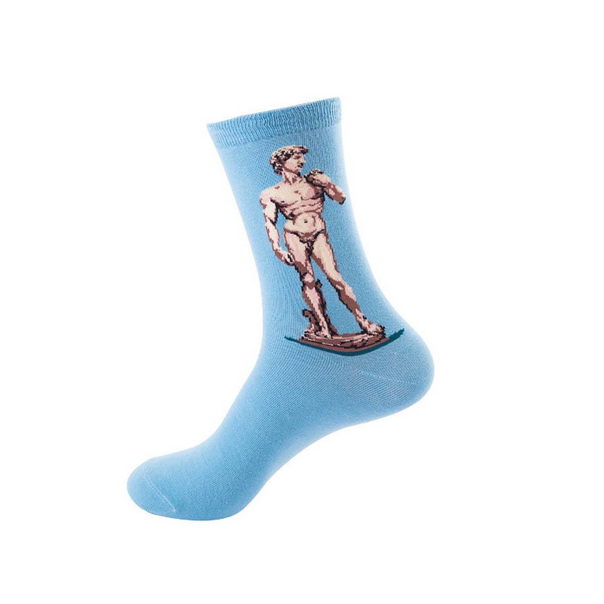 AUTUMN AND WINTER OIL PAINTING SOCKS_CWMS1003