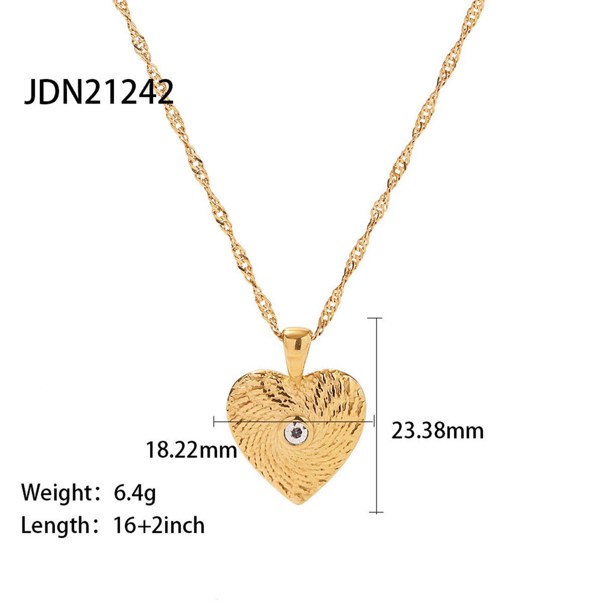 FRENCH FASHION VINTAGE STAINLESS STEEL NECKLACE