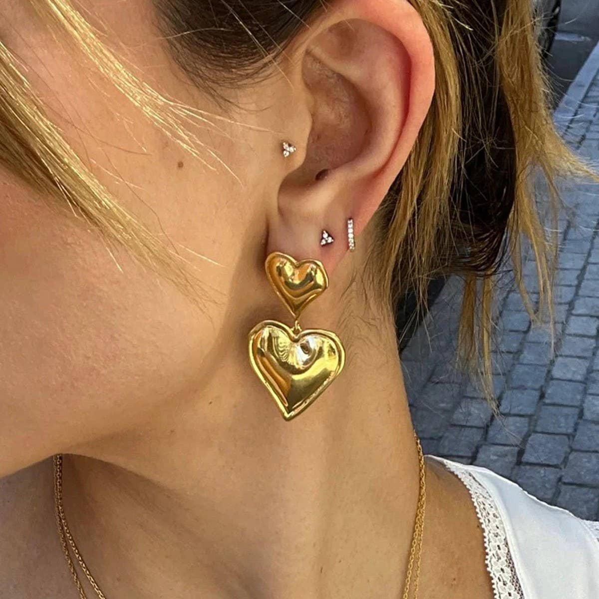 PERSONALIZED HIGH-END GOLD PIGMENT HOOP EARRINGS_CWMM2350