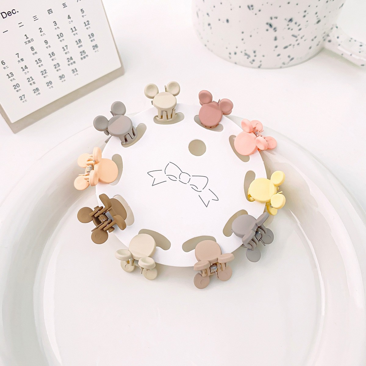 10pcs Mini Candy Color Hair Claw Set - Cute Style_CWAHA0715
