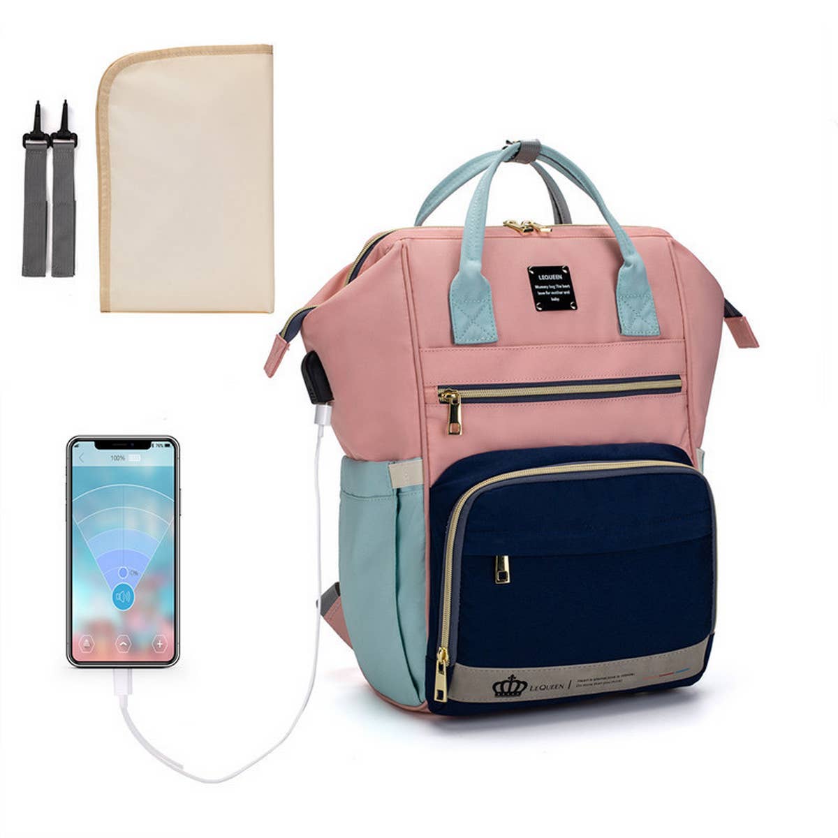 2024 NEW STYLE BACKPACK MOTHER AND BABY BAG_CWAB2231