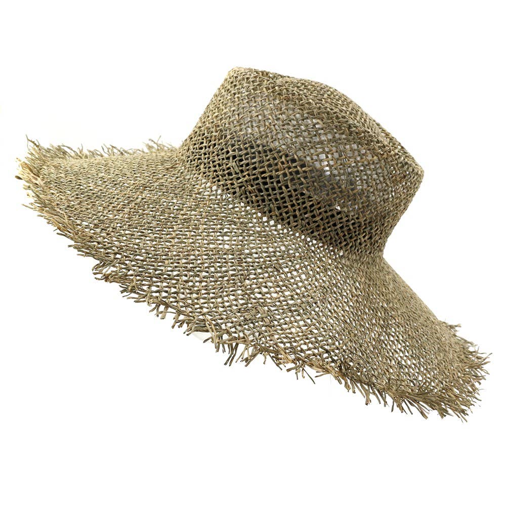BEACH SUMMER CASUAL FARMER STRAW HAT_CWAH037-B20223