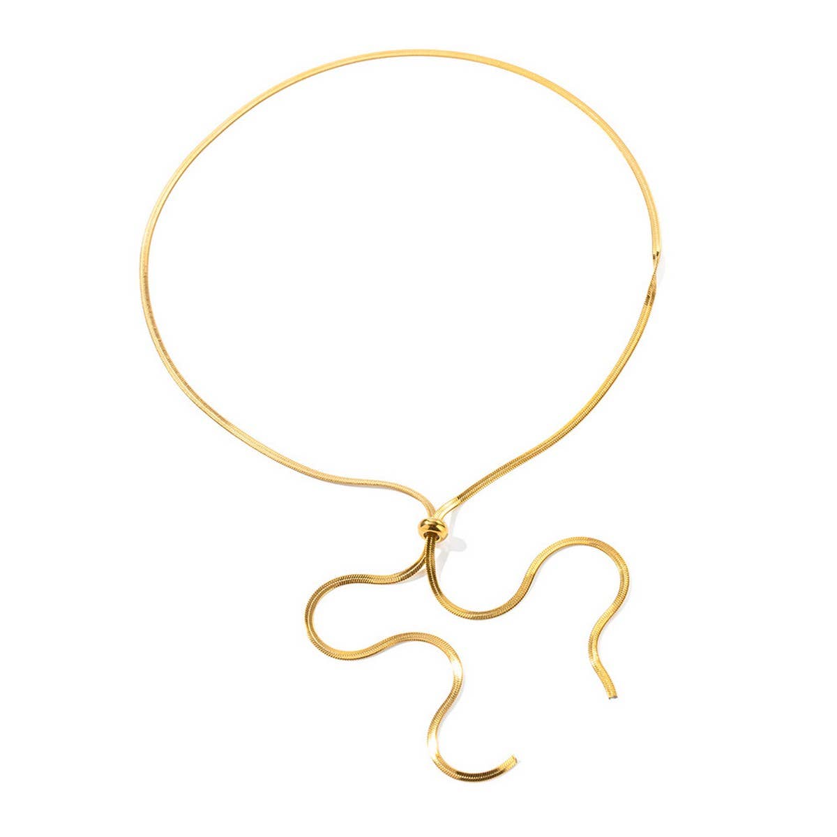 FASHIONABLE AND SIMPLE PULL-OUT NECKLACE_CWAJE1380