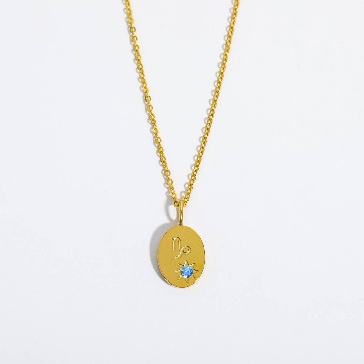 Stainless steel 26 letter zircon pendant necklace_CWMM5536