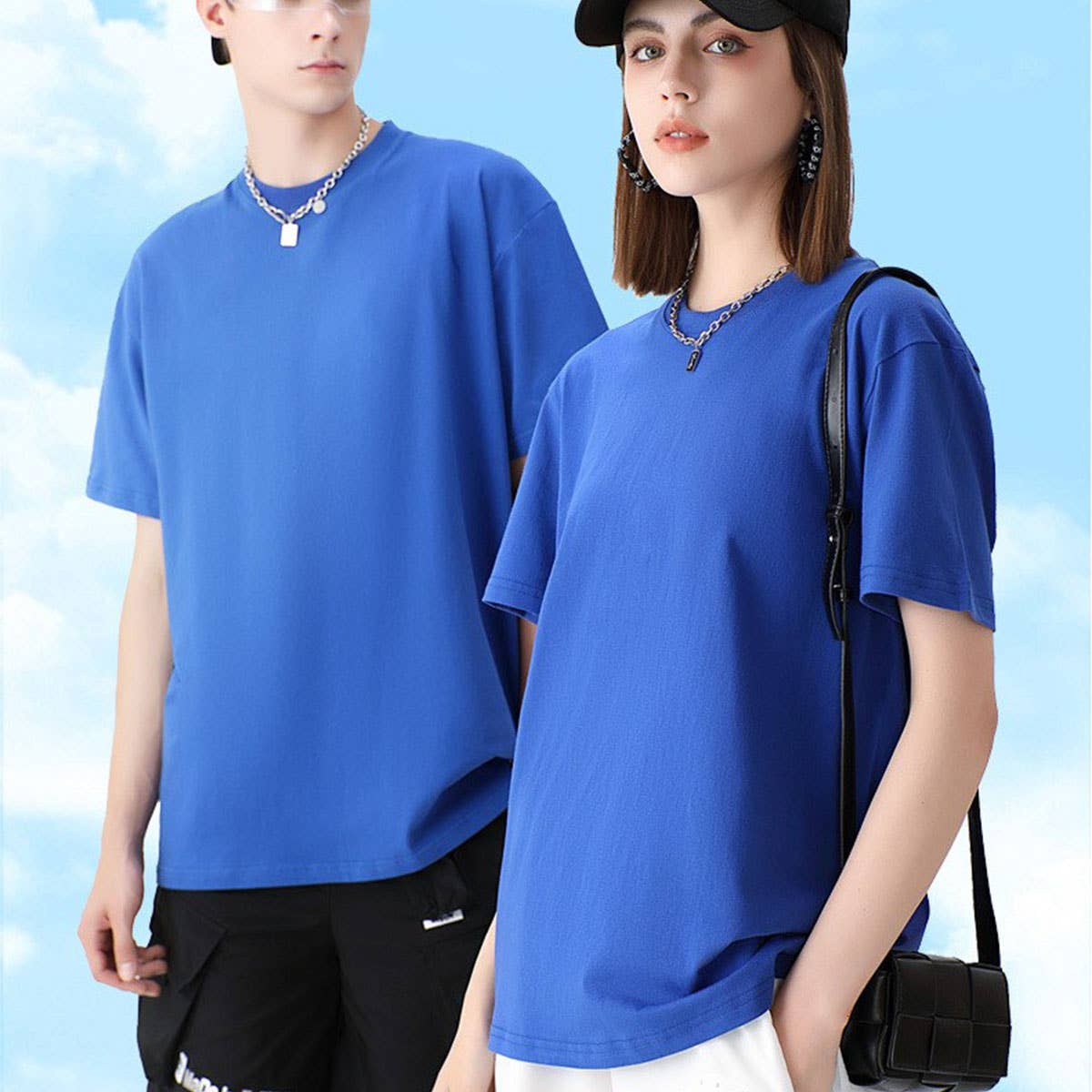 230g Heavyweight Combed Cotton T-Shirt – Blank & Oversized