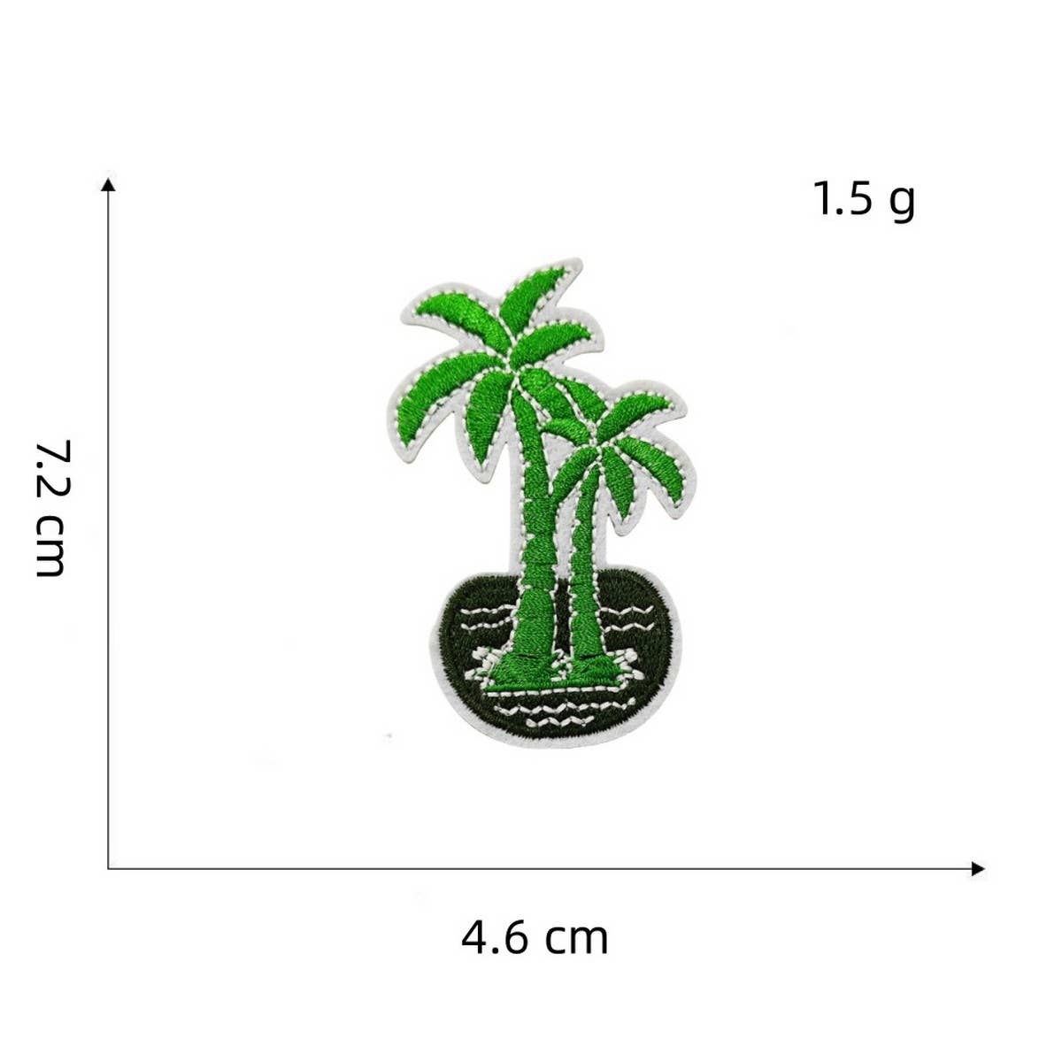 GREEN SERIES CARTOON EMBROIDERED PATCH