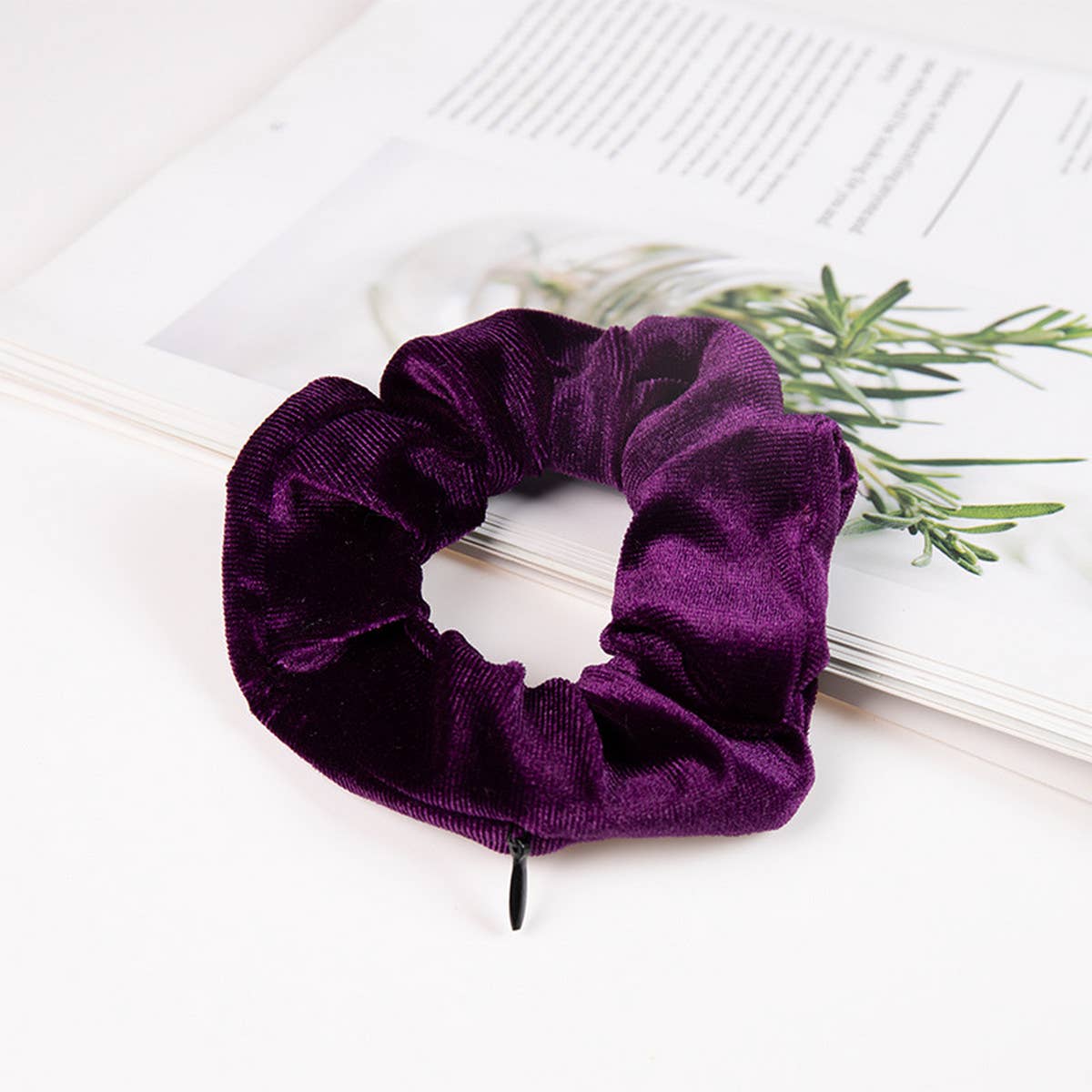 INVISIBLE ZIPPER LARGE INTESTINE HAIR TIE_CWAHA0868