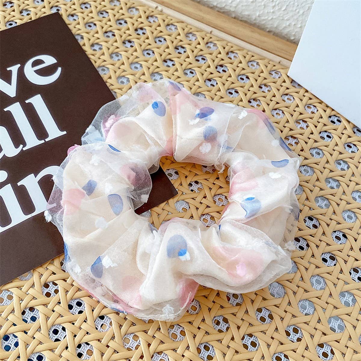SMALL FRESH FABRIC FLOWER HAIRRING HAIRACCESSORIES_CWAHA4163