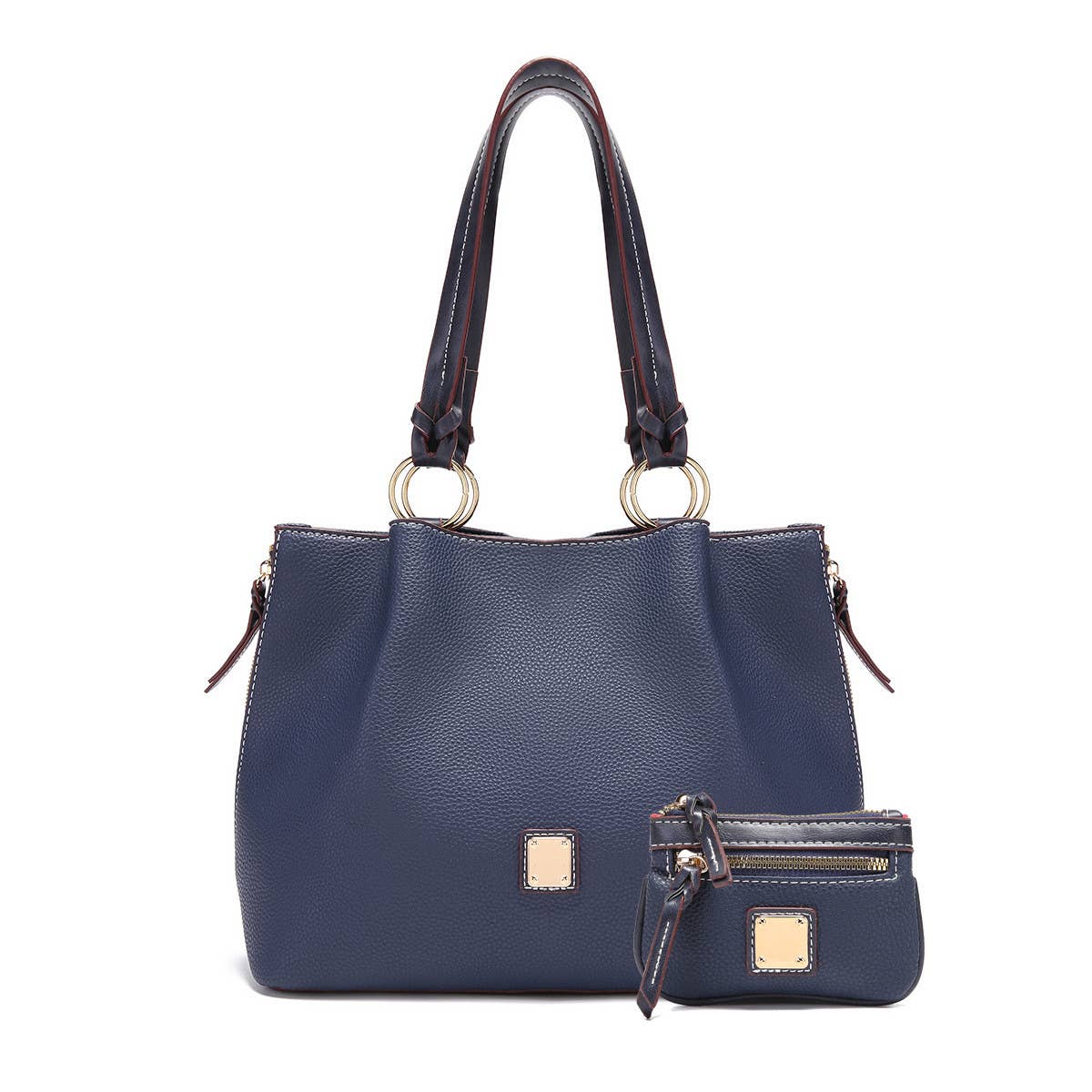 RETRO PEBBLE LITCHI GRAIN TEXTURE SHOULDER BAG_CWAB0926