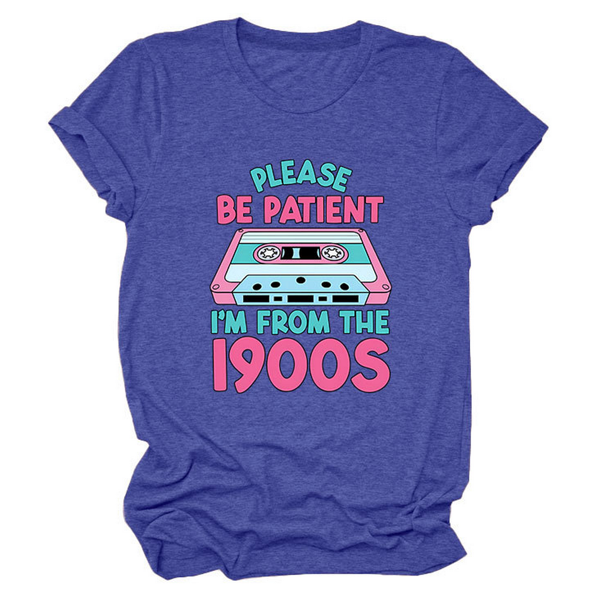 Women?™s Tee ??Please Be Patient Letter Print_CWTTS1501