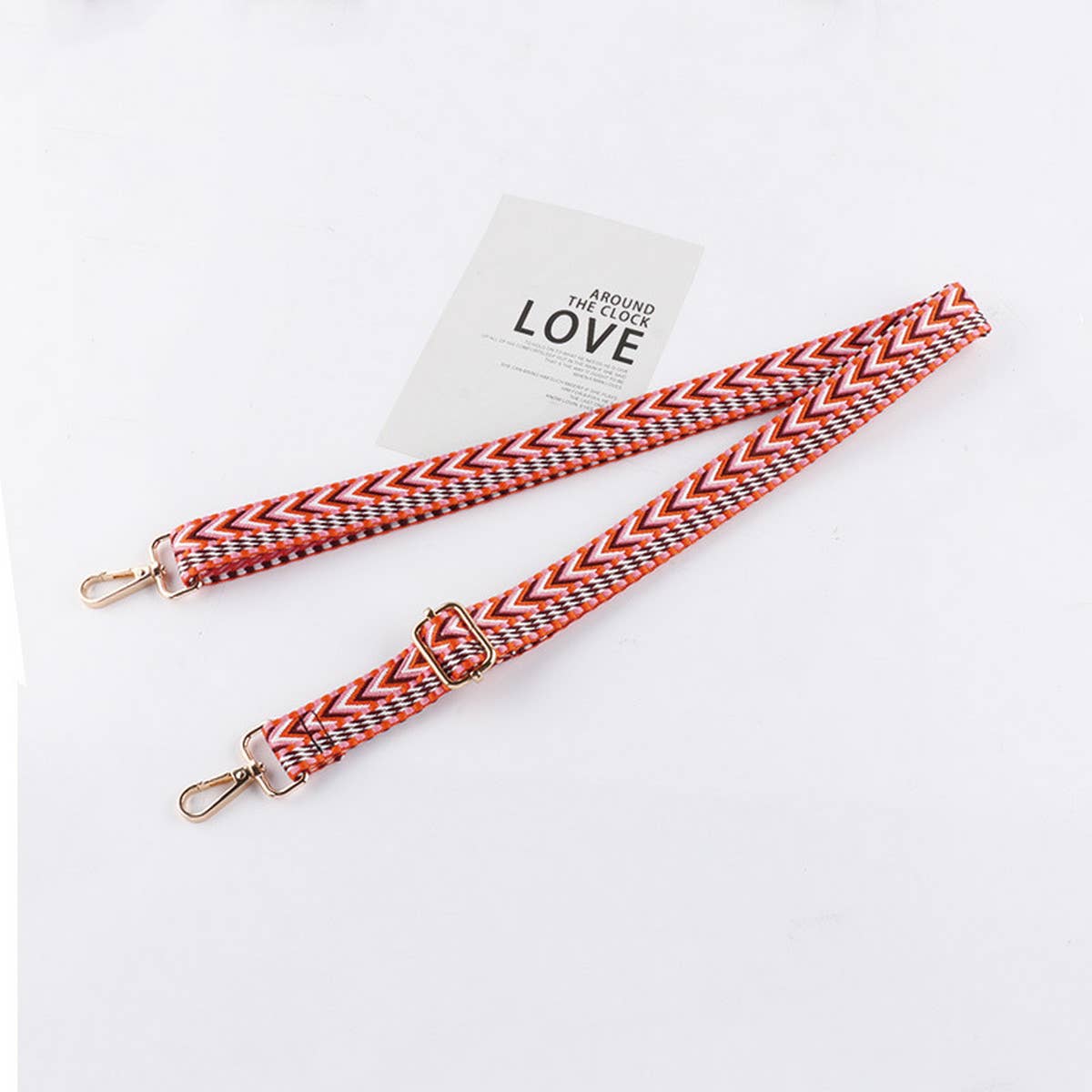 ADJUSTABLE COLORFUL JACQUARD BAG STRAP_CWMM1045