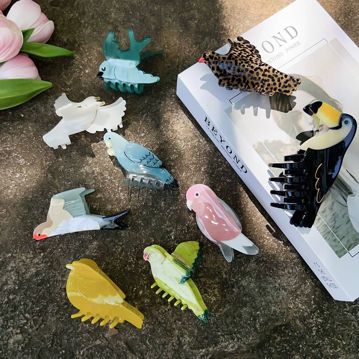 FLYING BIRD TEMPERAMENT SWEET HAIR CLIP_CWAHA1489
