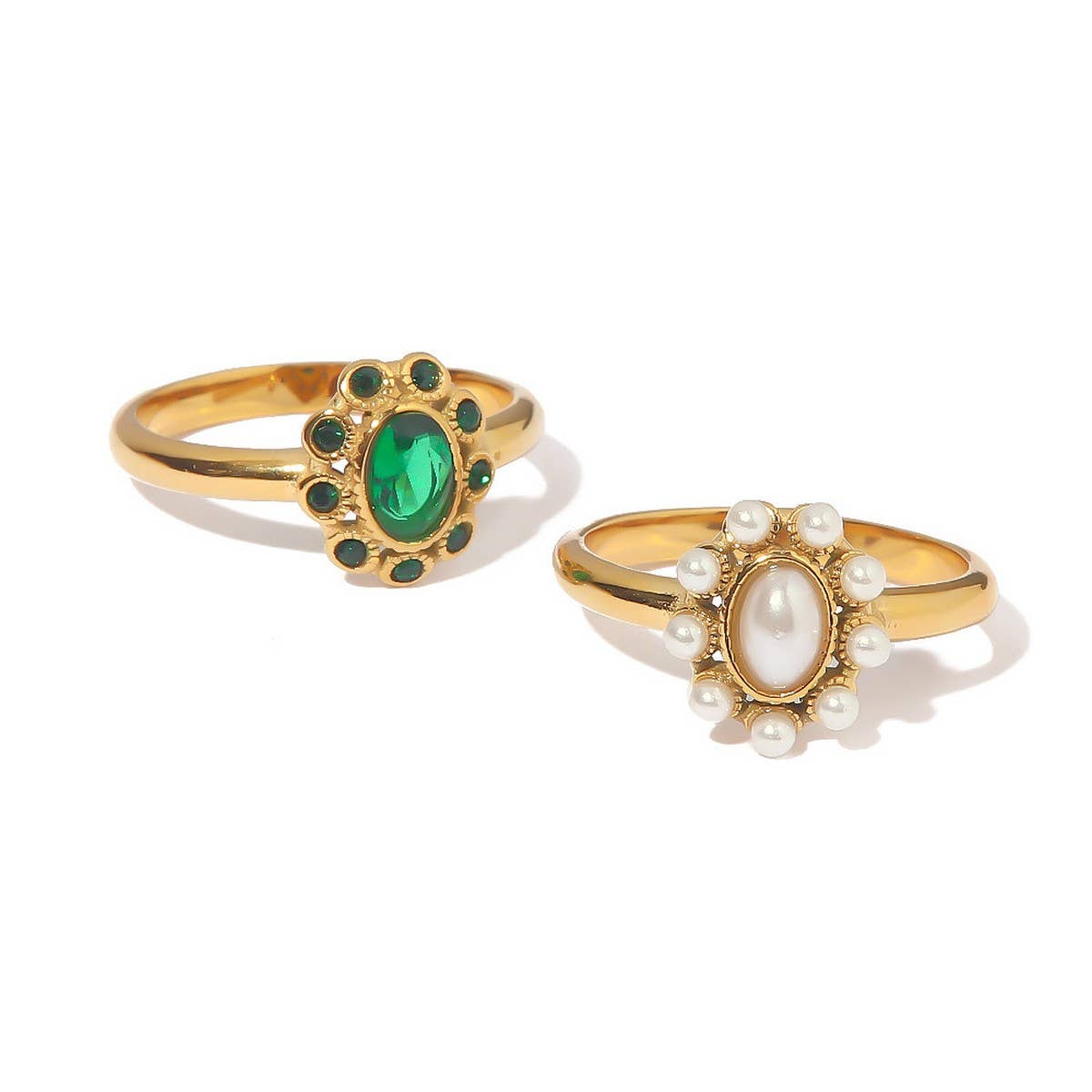 SUNFLOWER VERSATILE STAINLESS STEEL RING