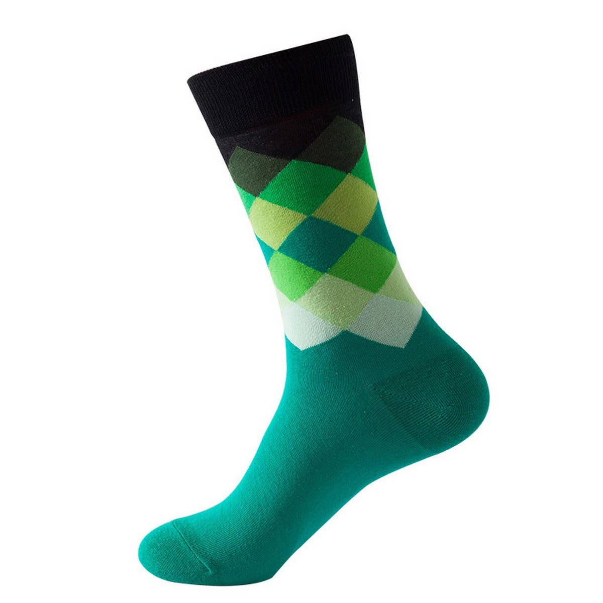 EUROPEAN AND AMERICAN DIAMOND PATTERN SOCKS_CWMS1017